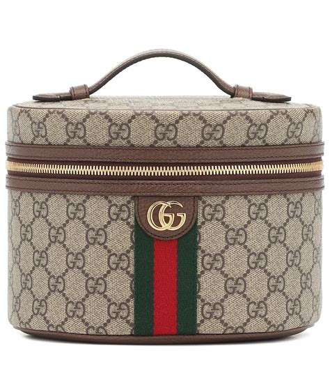 gucci logo vanity case|Gucci vanity case bag.